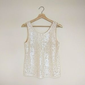 J. Crew Sequin Tank Top